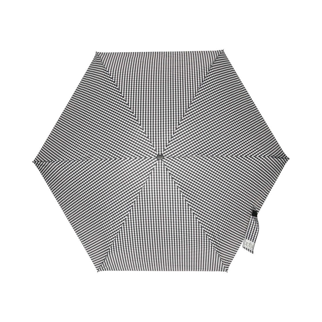 누아트스튜디오 OYW 글로우 5단 수동 우양산 체크 블랙(NUART STUDIO OYW Glow 5-Fold Manual Sun & Rain Umbrella Black Check) - 4
