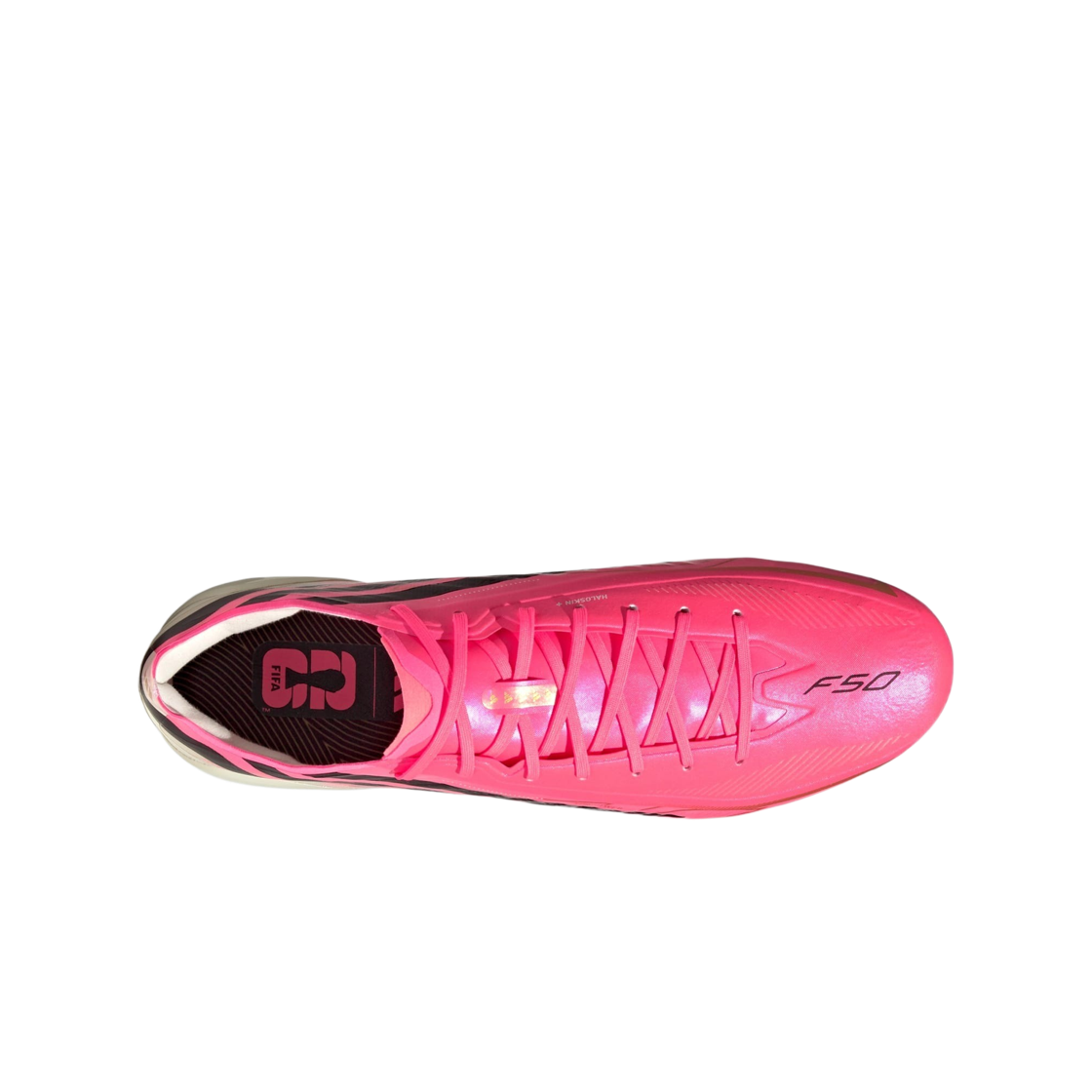 아디다스 F50 하이퍼패스트 프로 HG 솔라 터보 코어 블랙(Adidas F50 Hyperfast Pro HG Solar Turbo Core Black) - 2