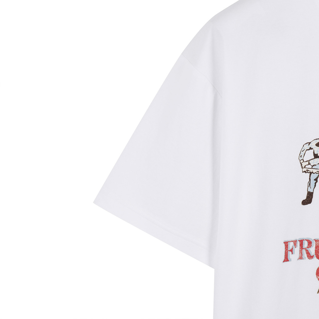 프룻오브더룸 오리지널 피그먼트 애플 반팔티셔츠 화이트(fruitoftheloom Original Pigment Apple Banpal T-shirts WHITE) - 4