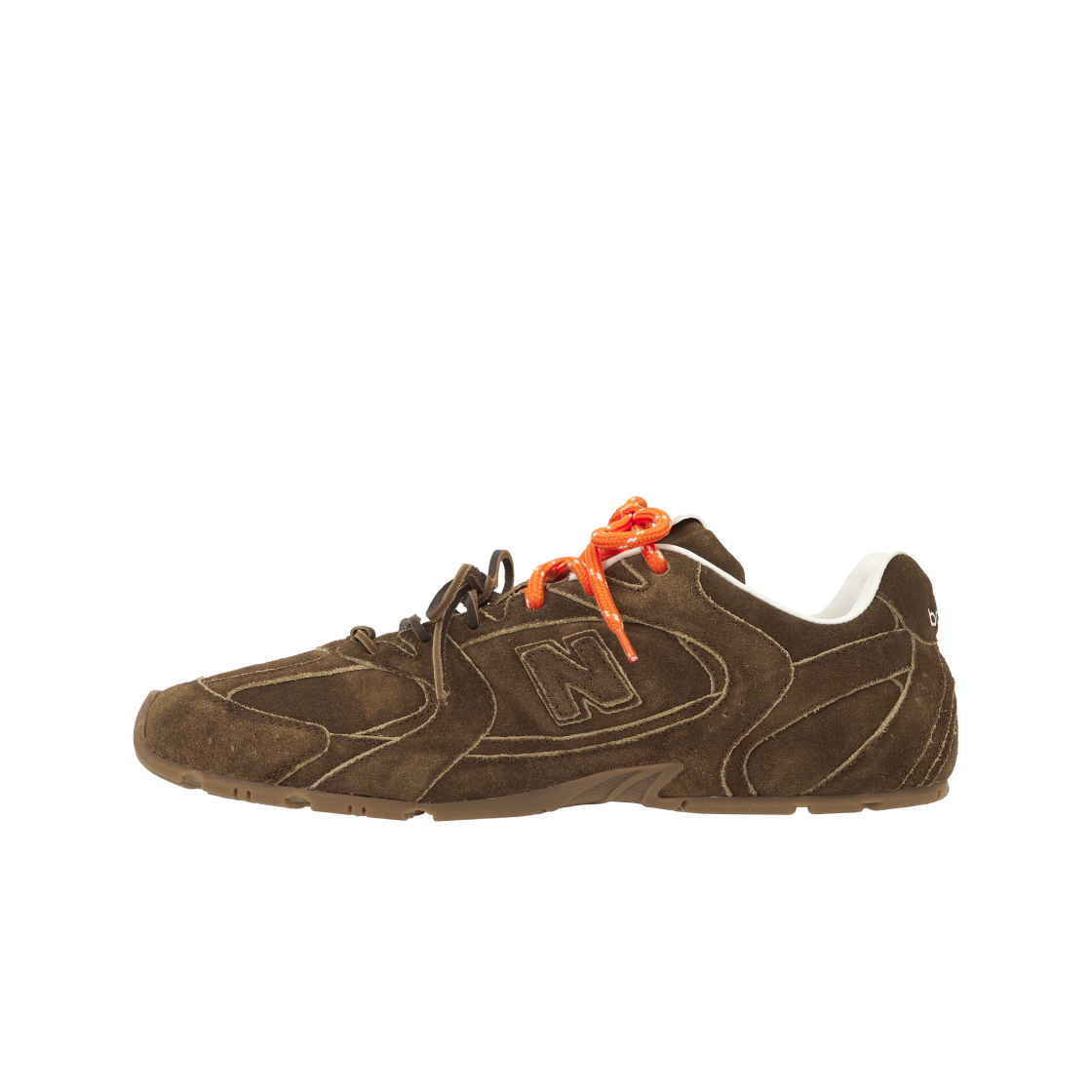(W) 뉴발란스 x 미우 미우 530 스웨이드 메쉬 스니커즈 시나몬((W) New Balance x Miu Miu 530 Suede Mesh Sneakers Cinnamon) - 3
