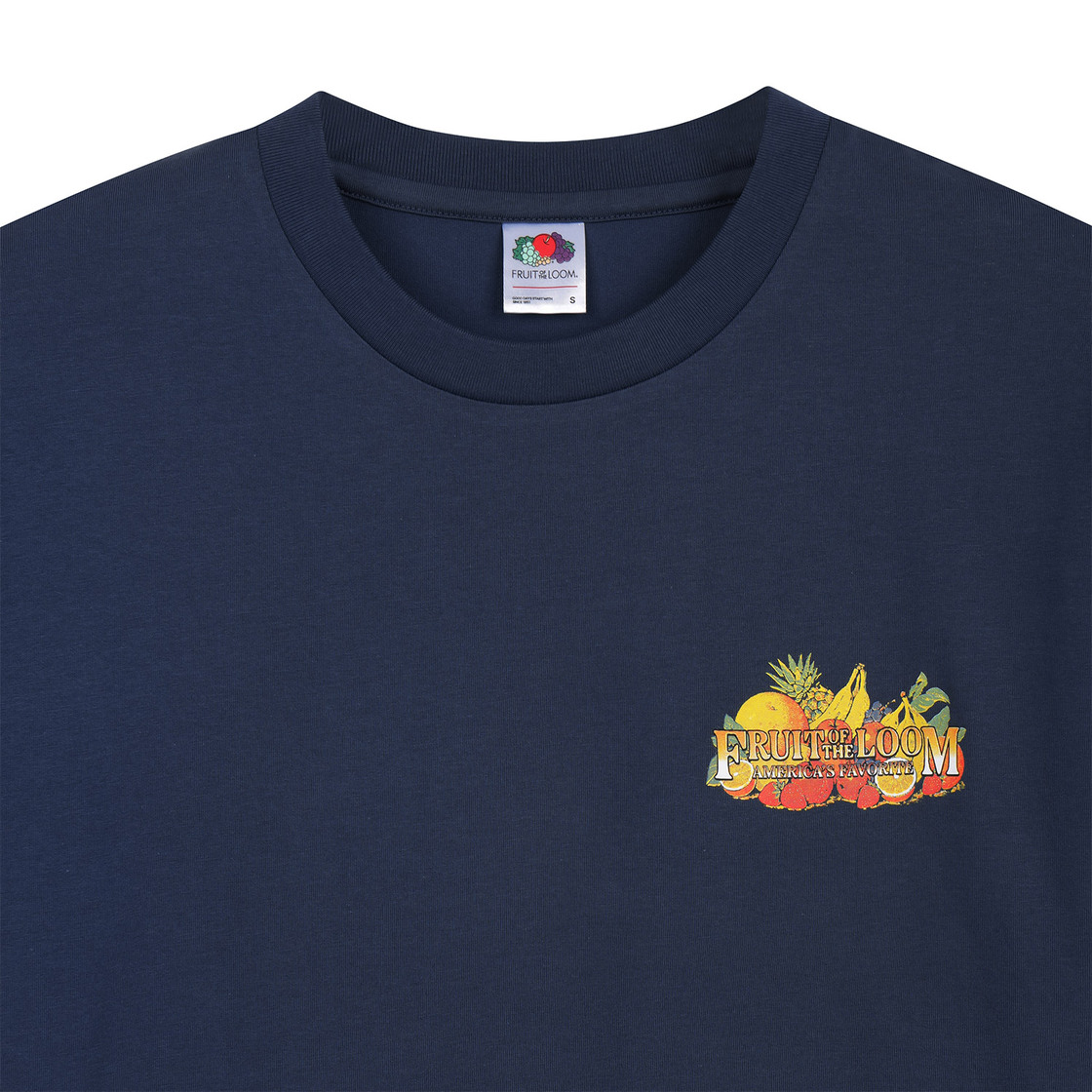 프룻오브더룸 프룻 오리지널 반팔티셔츠 네이비 라이트(fruitoftheloom Fruit Original Banpal T-shirts NAVY LIGHT) - 3