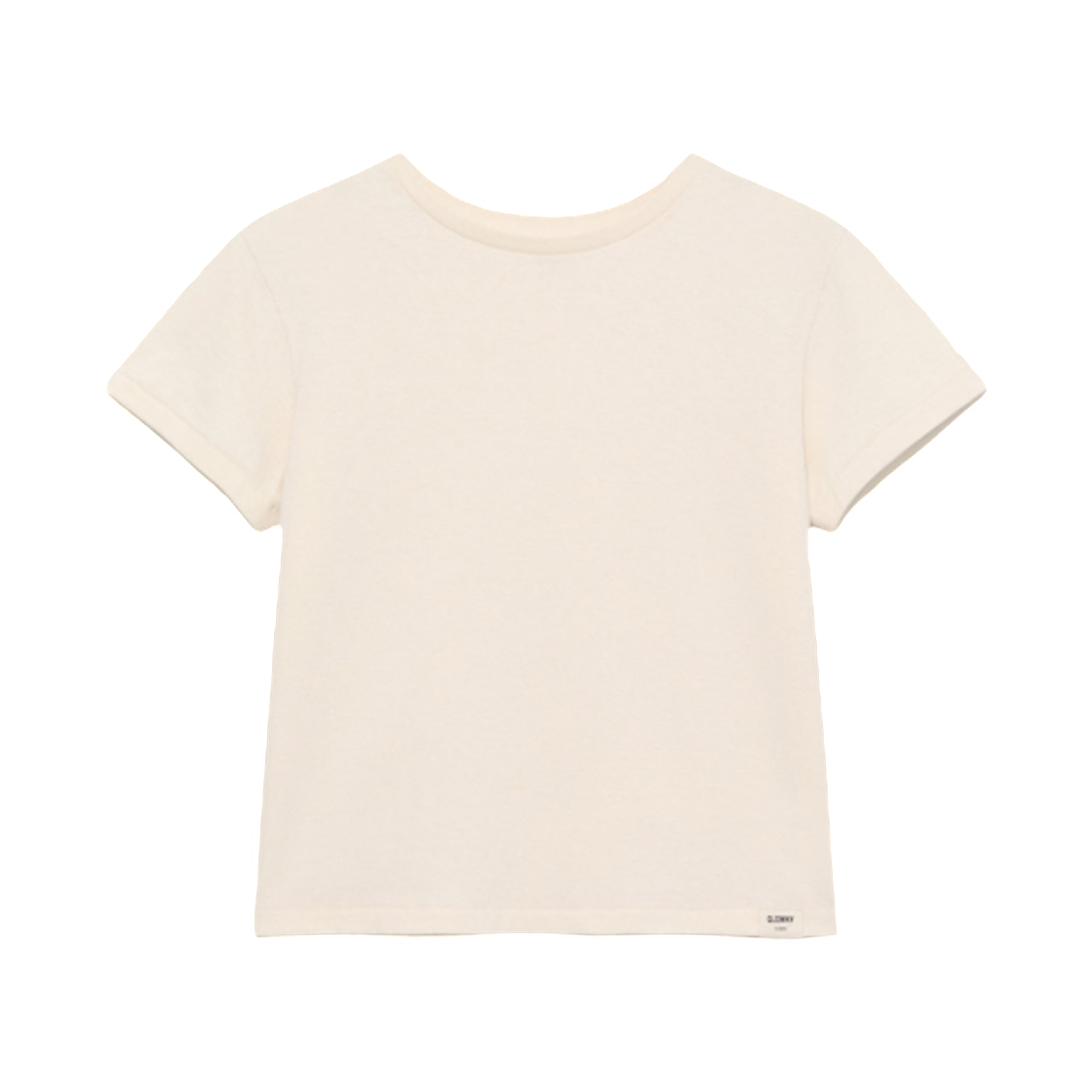 (W) 글로니 G 클래식 티셔츠 아이보리((W) Glowny G Classic T-Shirt Ivory) - 1