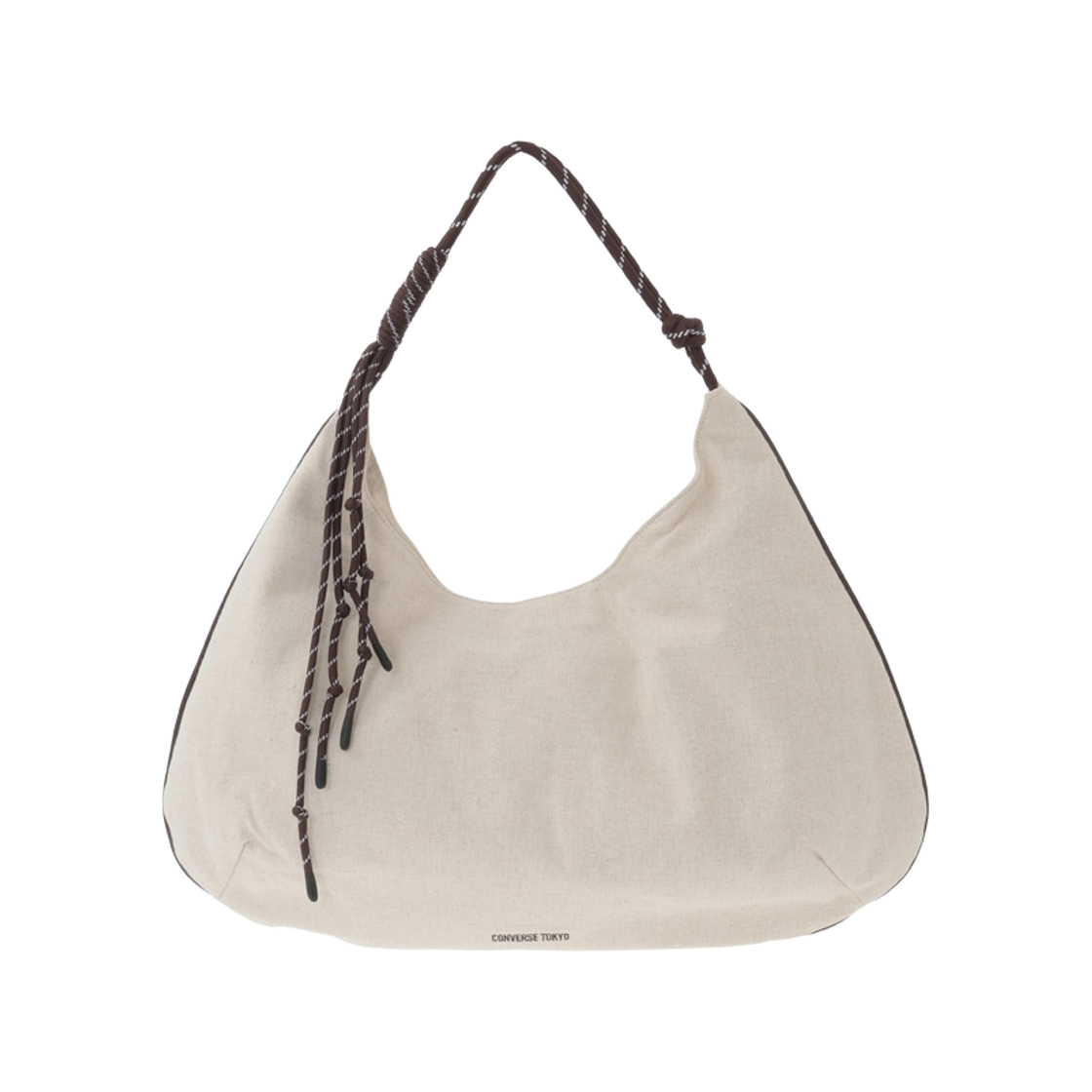 A2866PBG104 Converse Tokyo Rope Handle Linen Shoulder Bag Brown