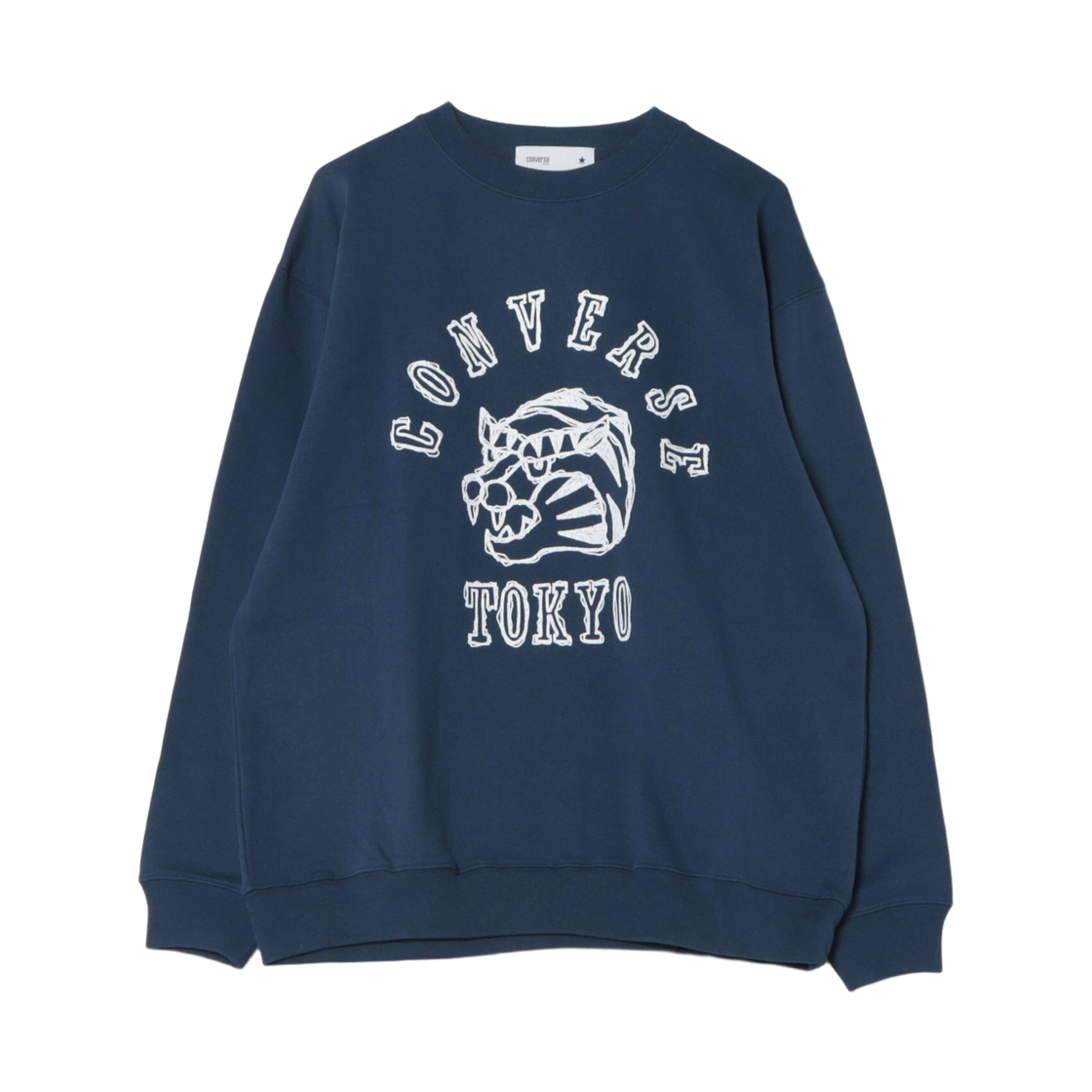 A2861UTS163 Converse Tokyo Tiger Logo Sweat Blue