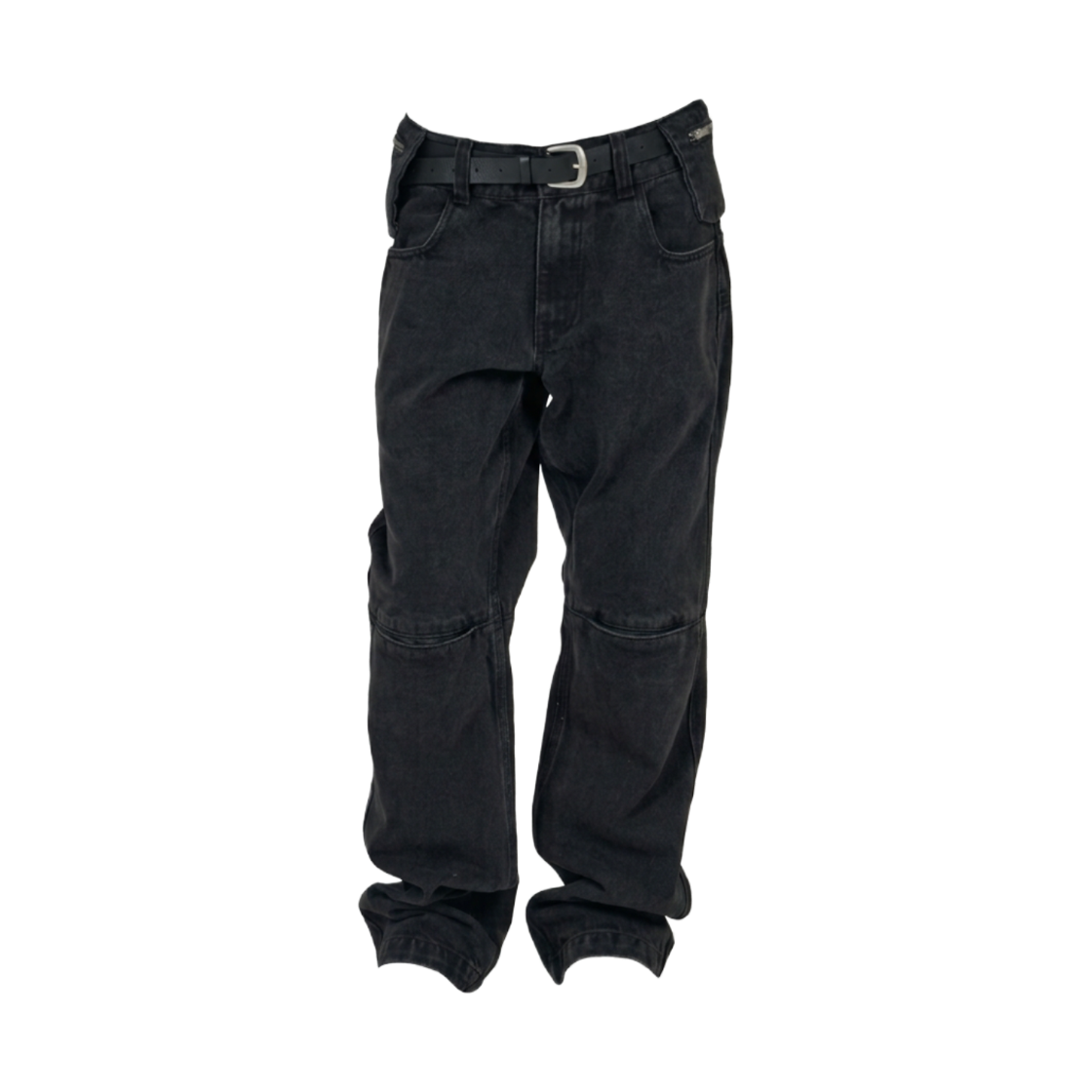 플라스틱 프로덕트 MPa 백 팬츠 블랙(Plastic Product MPa Bag Pants Black)