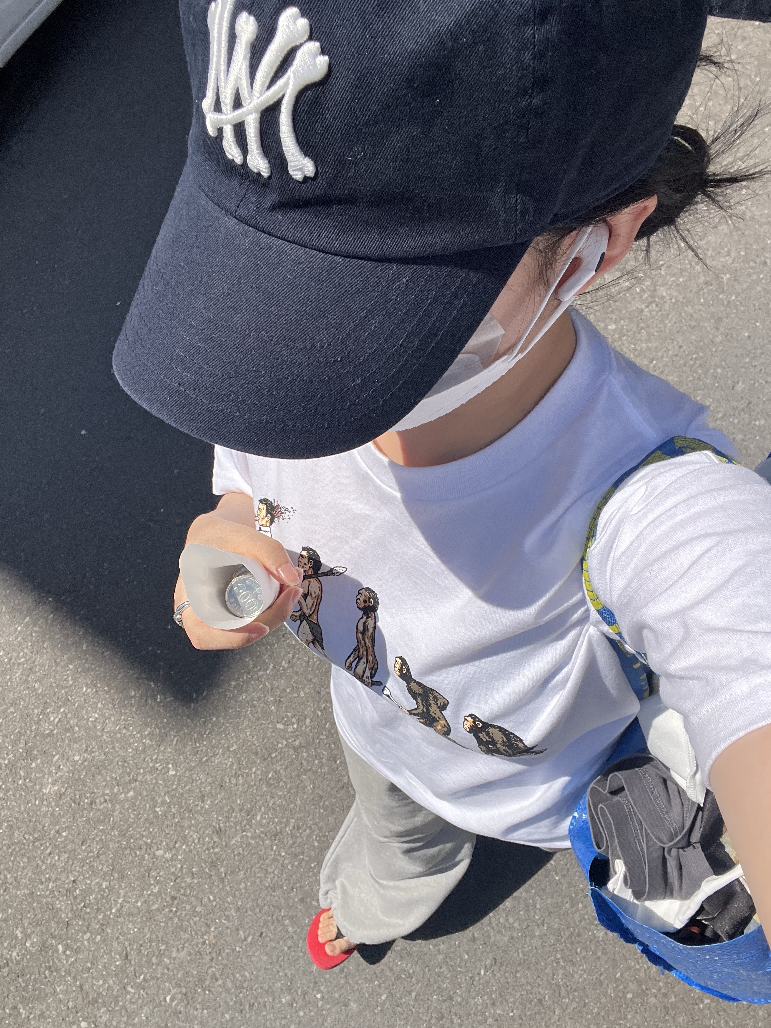 Supreme Evolution T-Shirt White - 26SS 착용 스타일 - 2