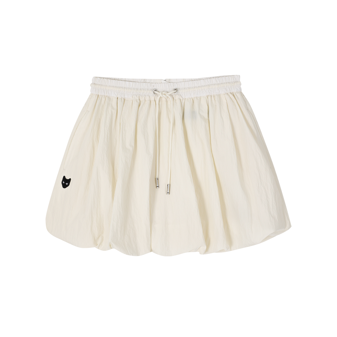 WH3SK801CR (W) SONGZIO ZZERO Panther Mini Balloon Skirts Cream