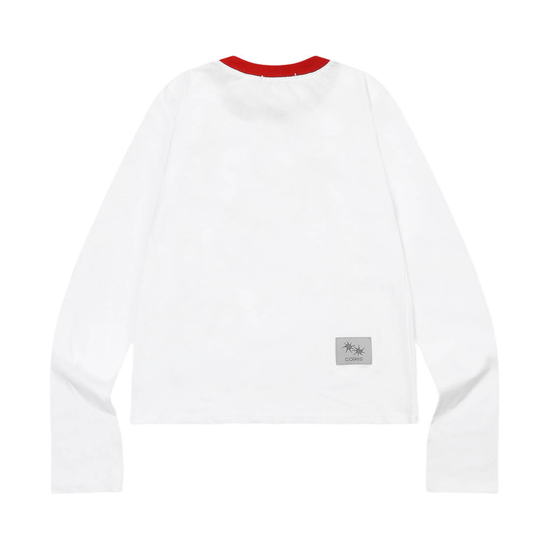 코이리스 솔루나 라운드넥 배색 긴팔 티 남녀공용 레드-화이트(Coiris Soluna R-Neck Long Sleeve T Unisex Red-White) - 2