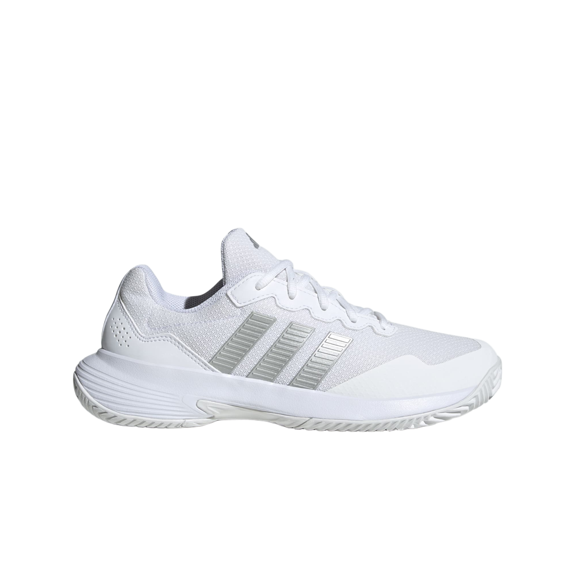 KI0789 (W) Adidas Gamecourt 2 Cloud White Silver Metallic