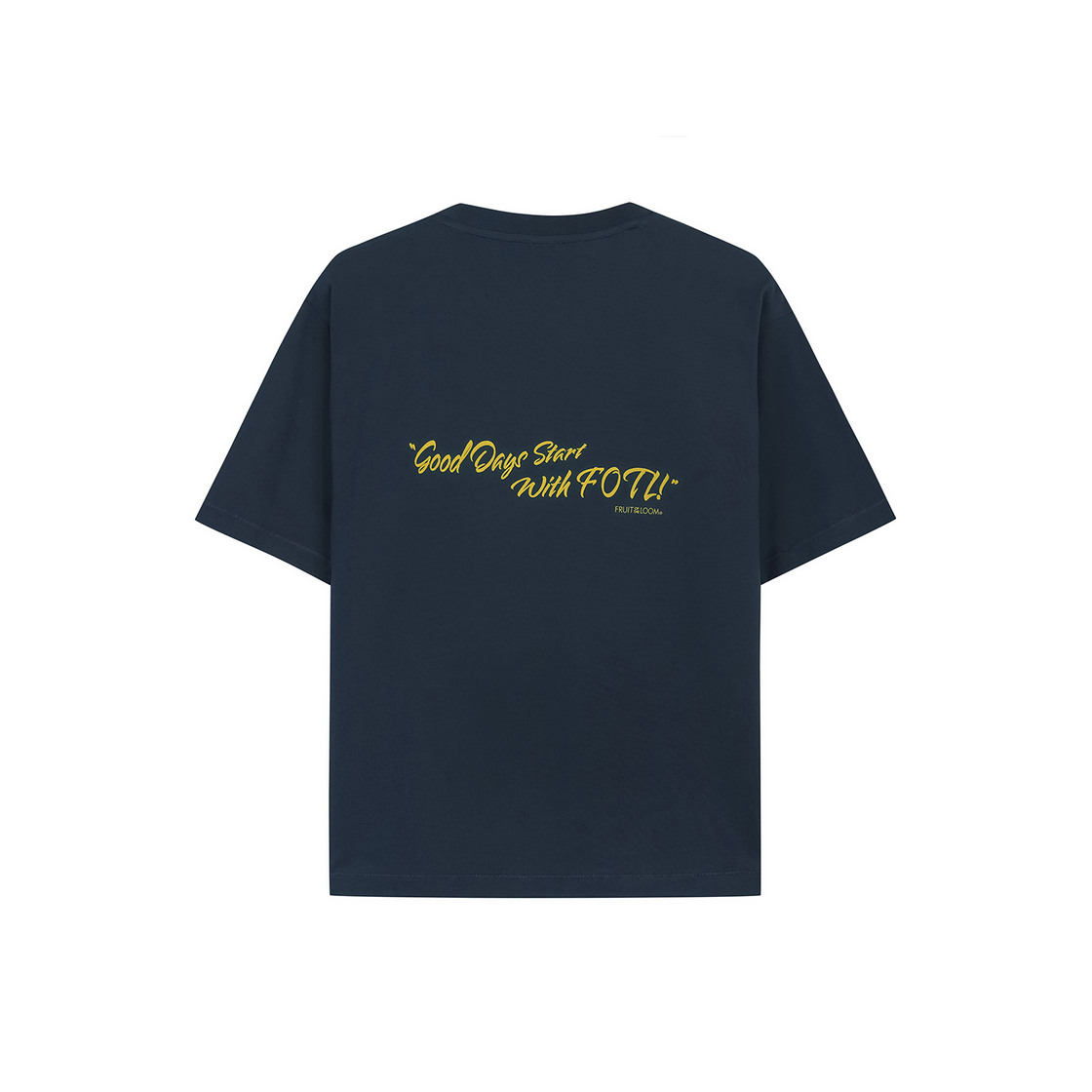 프룻오브더룸 프룻 1851 레몬 반팔티셔츠 네이비(fruitoftheloom Fruit 1851 Lemon Banpal T-shirts NAVY) - 2