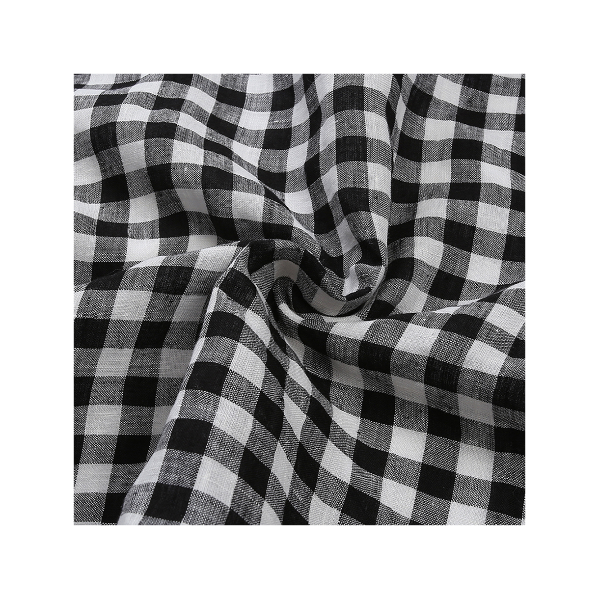 아웃도어서비스 린넨 서비스 타월 - 블랙 깅엄(OS Linen Service Towel - Black Gingham) - 3