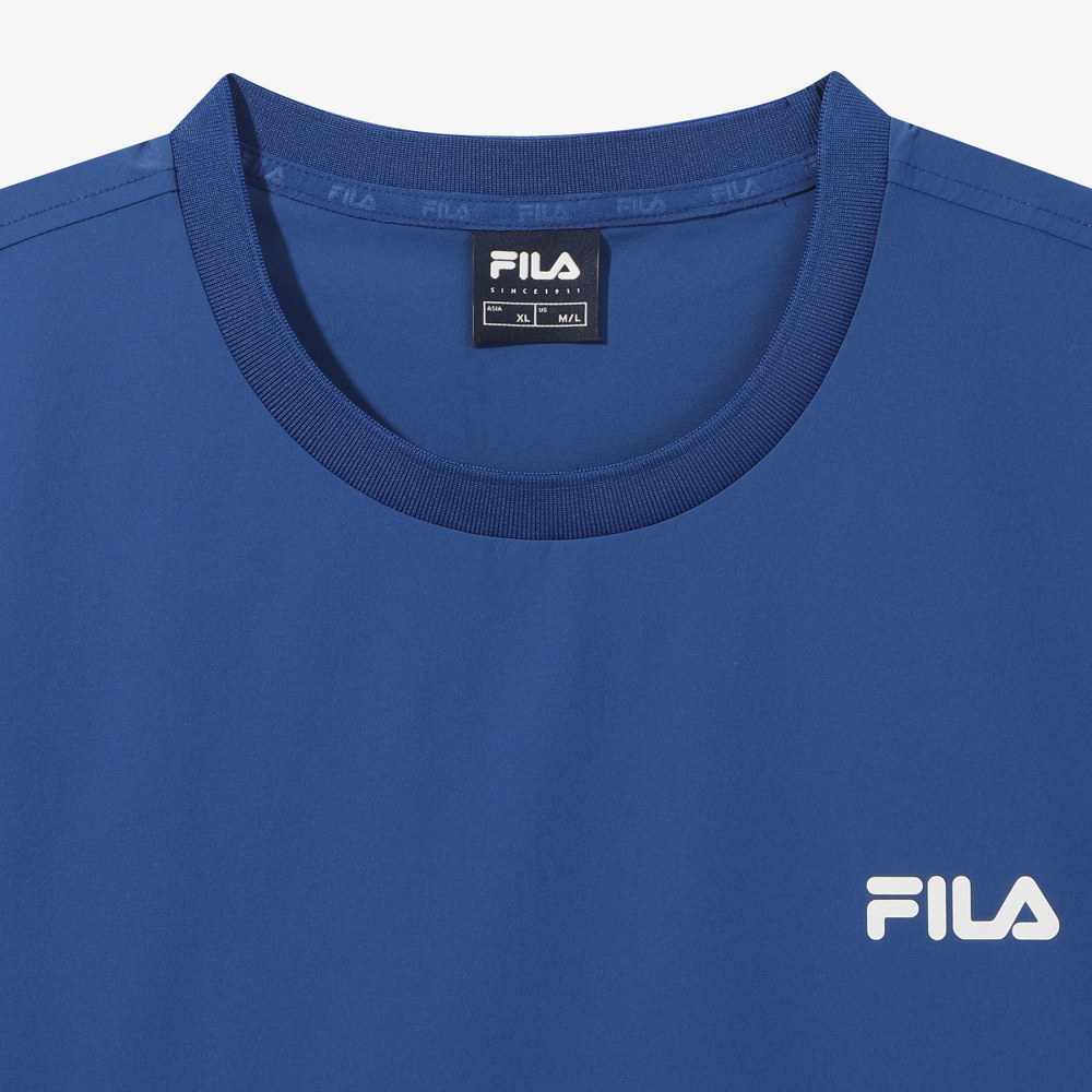[6% 적립] 휠라 에센셜 우븐 반팔티 블루([6% 적립] FILA Essential Woven T-Shirt Blue) - 3