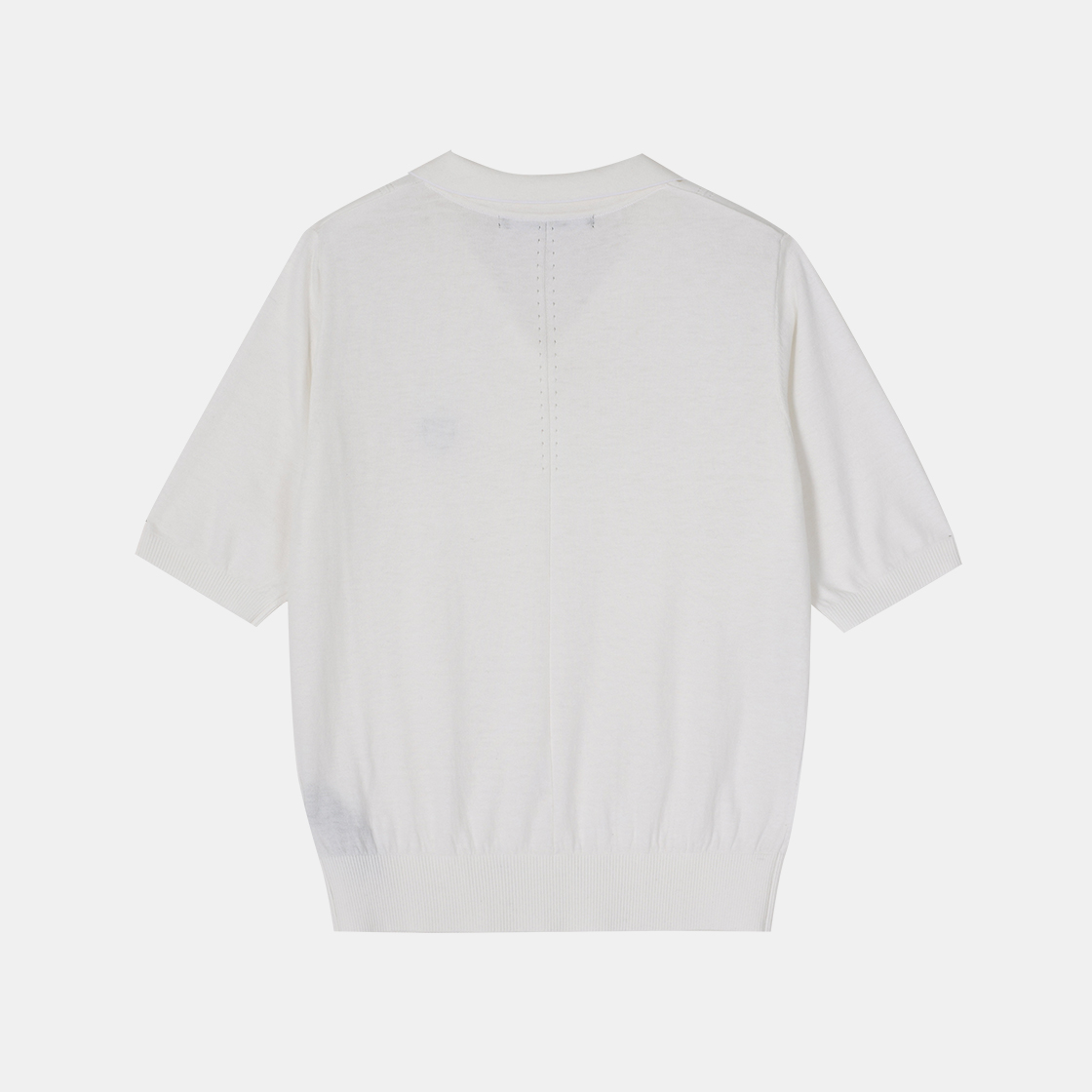 (W) 송지오 지제로 팬서 오픈 카라 니트 아이보리((W) SONGZIO ZZERO Panther Open Collar Knit Ivory) - 2
