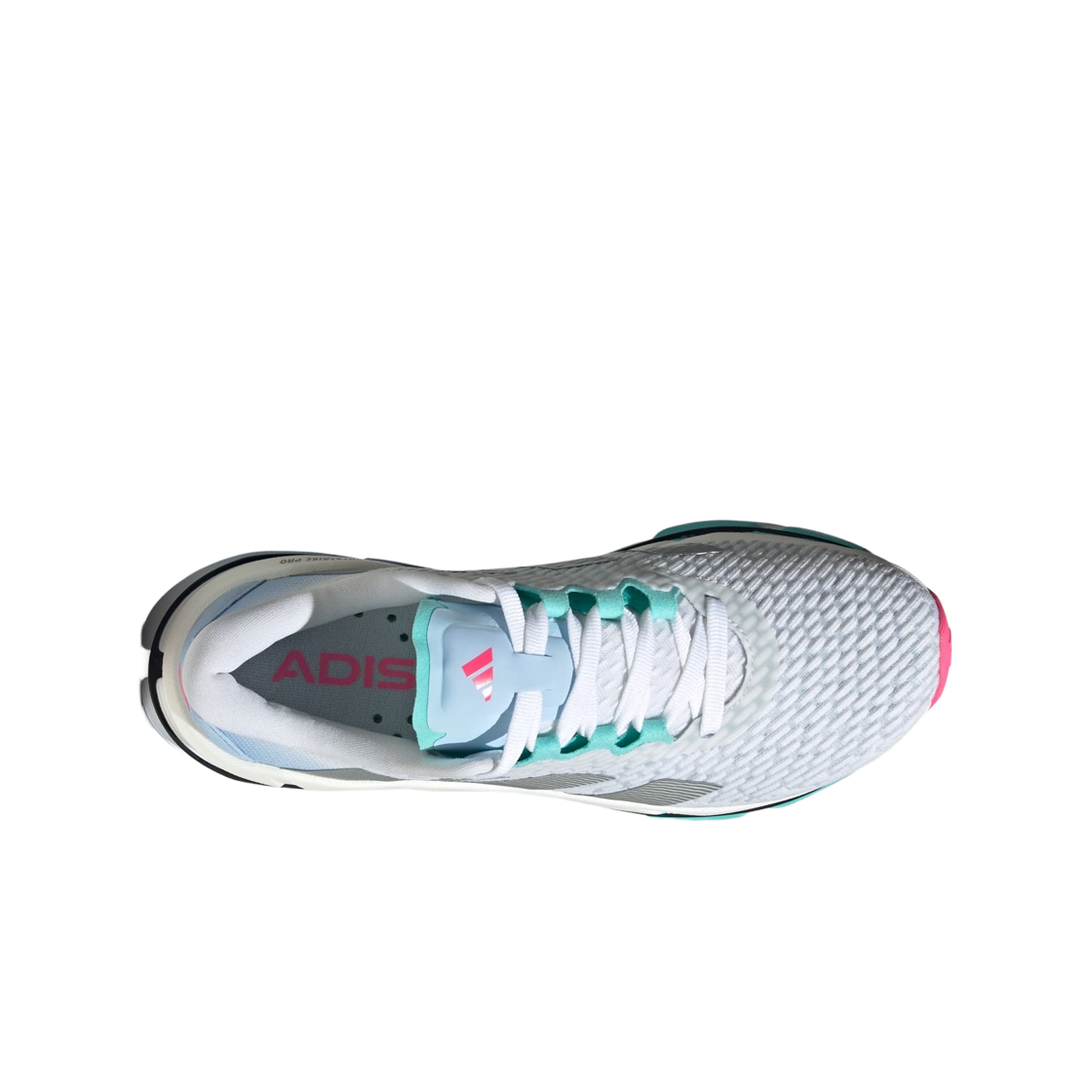 (W) 아디다스 아디스타 BYD 클라우드 화이트 실버 메탈릭((W) Adidas Adistar BYD Cloud White Silver Metallic) - 2