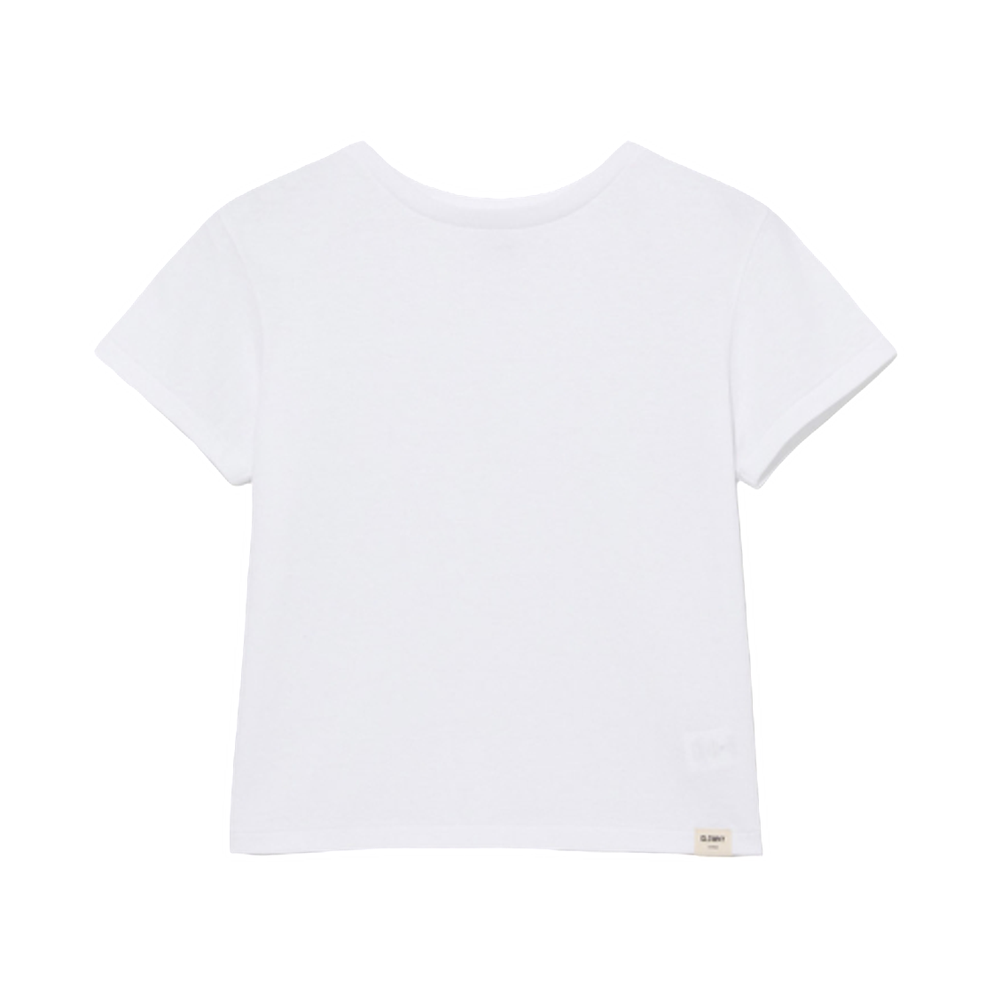 (W) 글로니 G 클래식 티셔츠 화이트((W) Glowny G Classic T-Shirt White) - 1