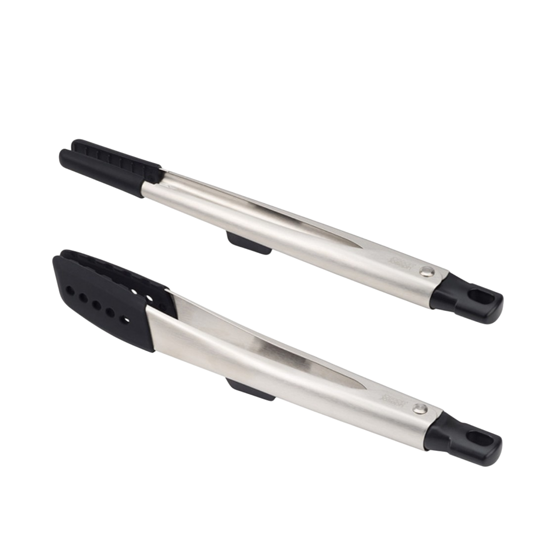 조셉조셉 퓨전 실리콘 스틸 집게 2종 세트(Joseph Joseph Fusion Silicone & Steel Tongs 2Piece Set)