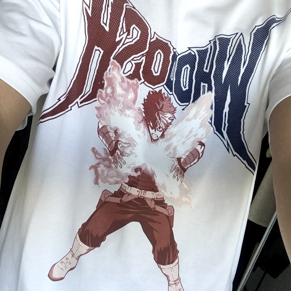 Spao x My Hero Academia T-Shirt Mix 착용 스타일