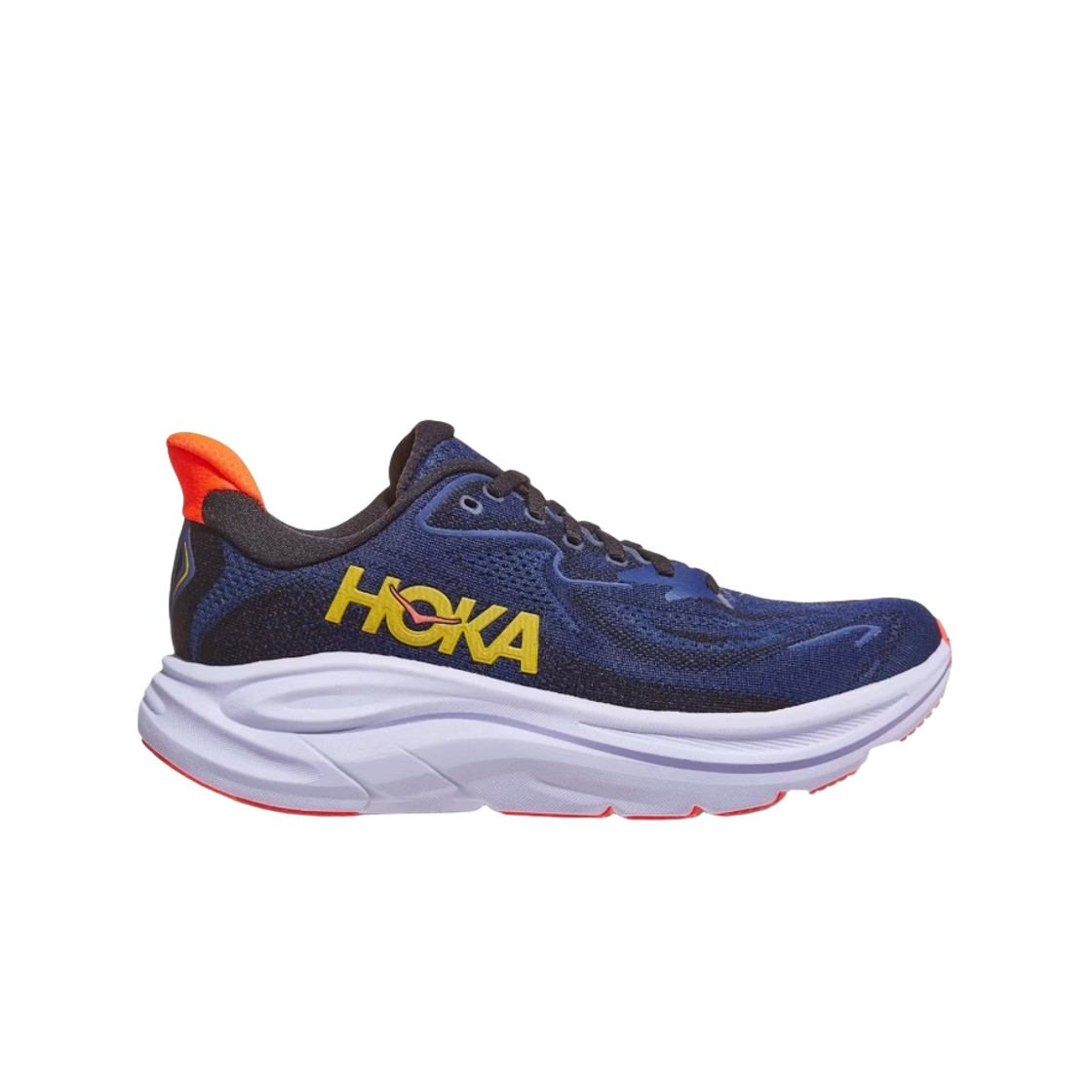 1162031-MLST (W) Hoka Clifton 10 Midnight Blue Starlight Glow