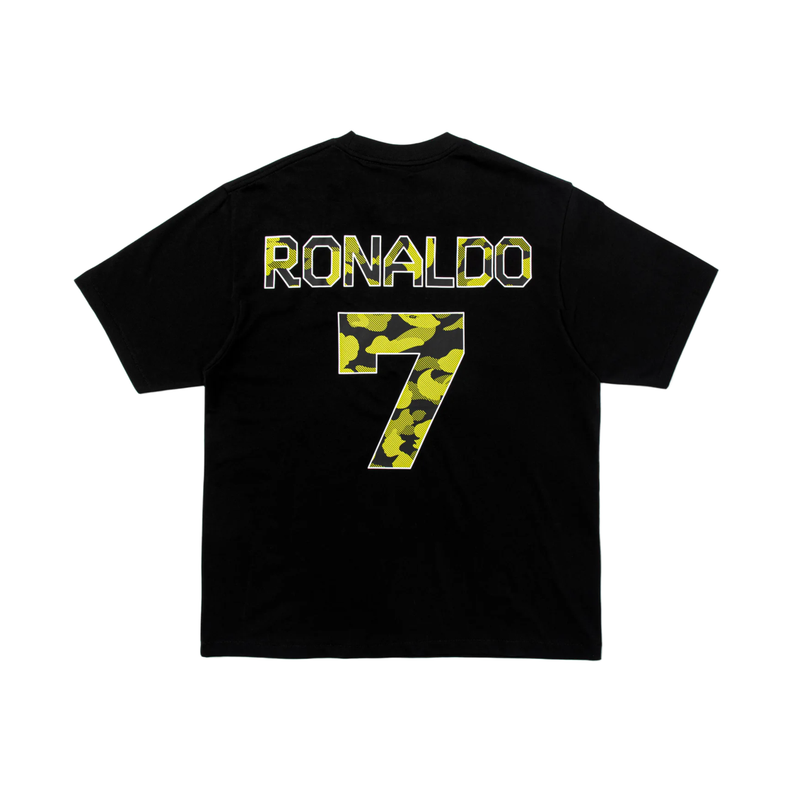 베이프 x CR7 라이프 컬리지 릴렉스드 핏 티셔츠 블랙(BAPE x CR7 Life College Relaxed Fit T-Shirt Black) - 2