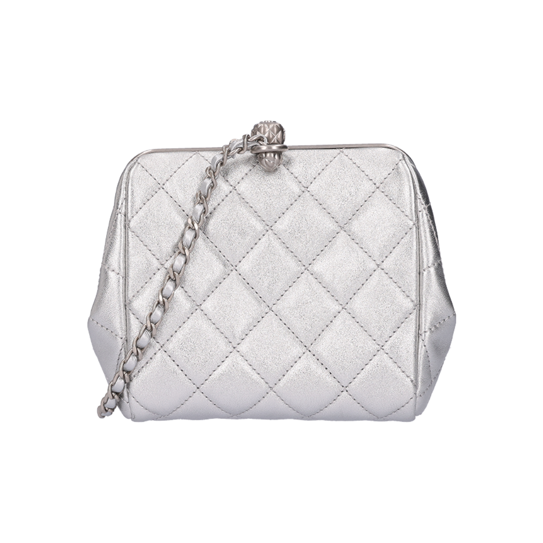 ITDUSAGU3DW8 Chanel Silver Evening Bag