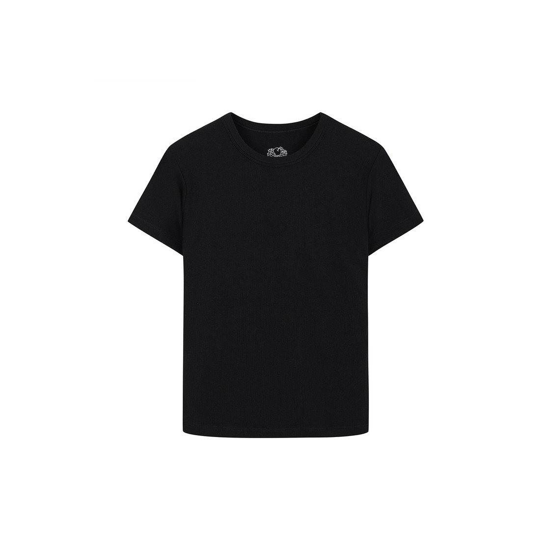 프룻오브더룸 Womens 슬림 크롭티셔츠 블랙(fruitoftheloom Womens Slim Crop T-shirts BLACK) - 2
