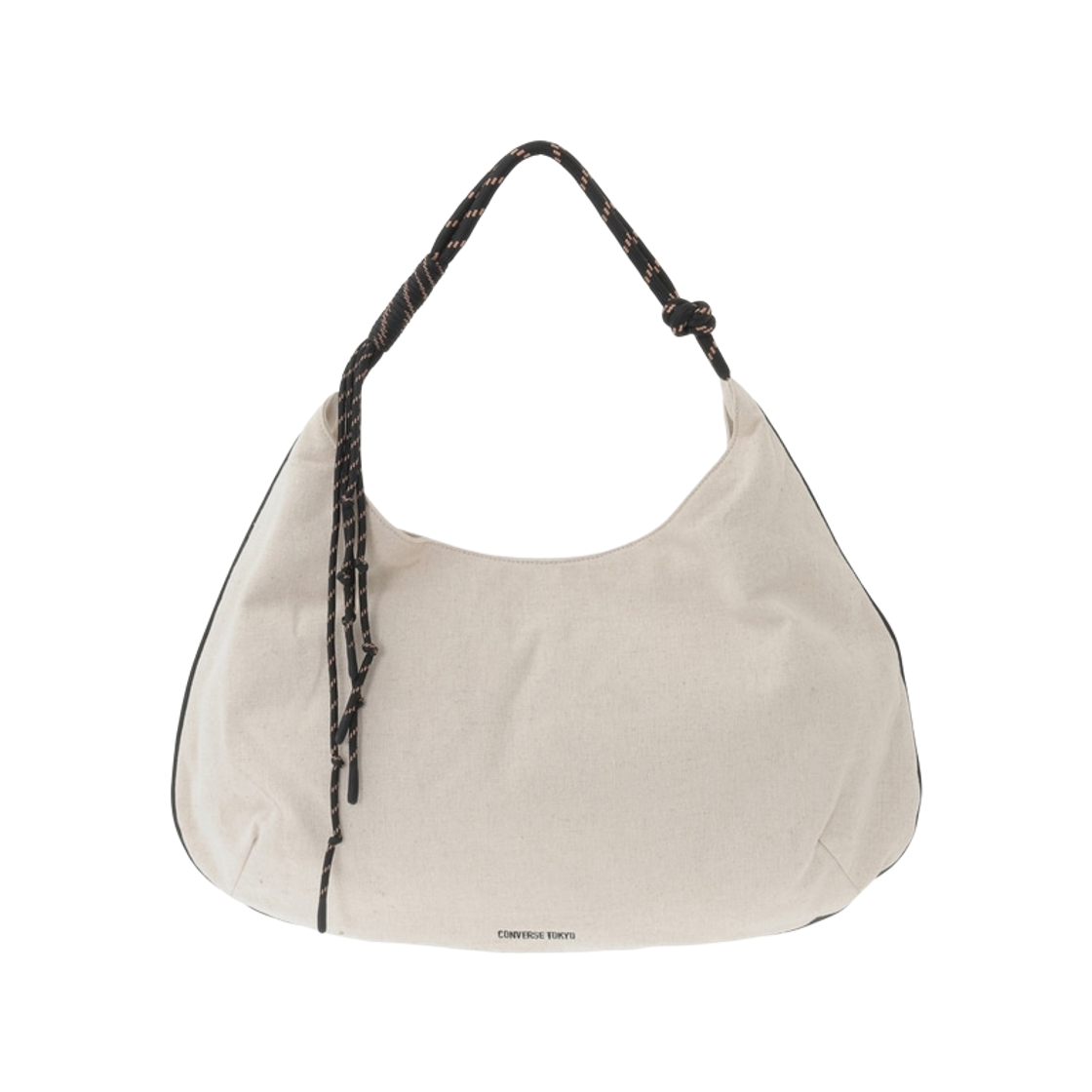 A2866PBG104 Converse Tokyo Rope Handle Linen Shoulder Bag Black