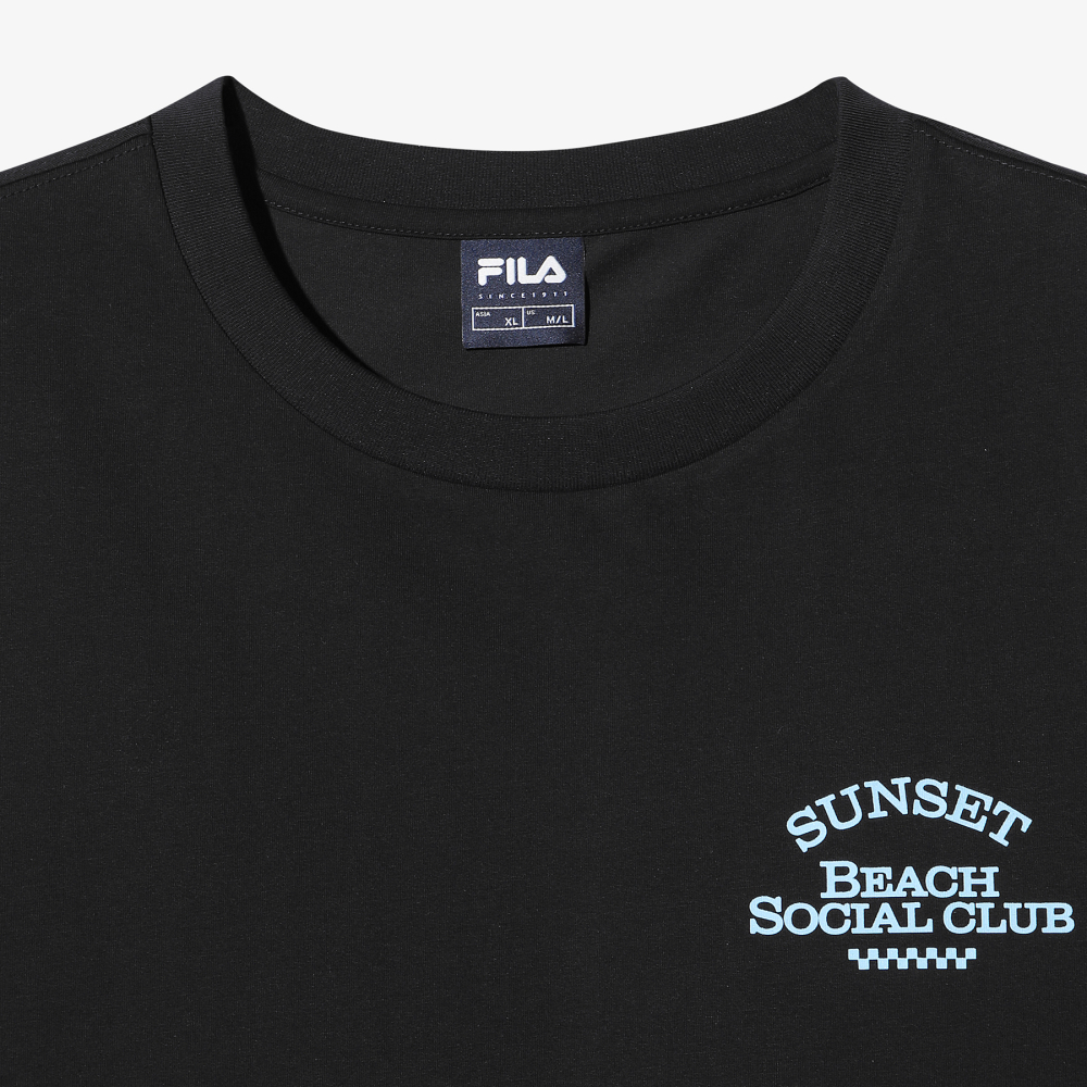 [6% 적립] 휠라 Coldwave+ 그래픽 슬리브리스 블랙([6% 적립] FILA Coldwave+ Graphic Sleeveless Black) - 4