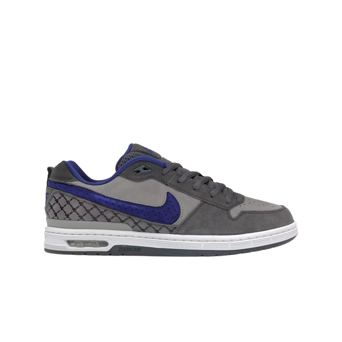 IU7835-001 Nike x Paul Rodriguez SB Zoom Air Low Flint Grey and Medium Grey