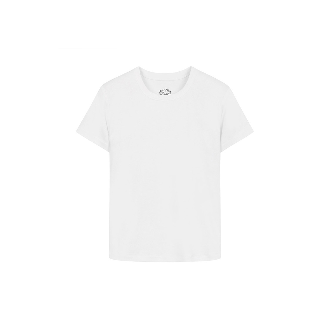 프룻오브더룸 Womens 슬림 크롭티셔츠 화이트(fruitoftheloom Womens Slim Crop T-shirts WHITE) - 2