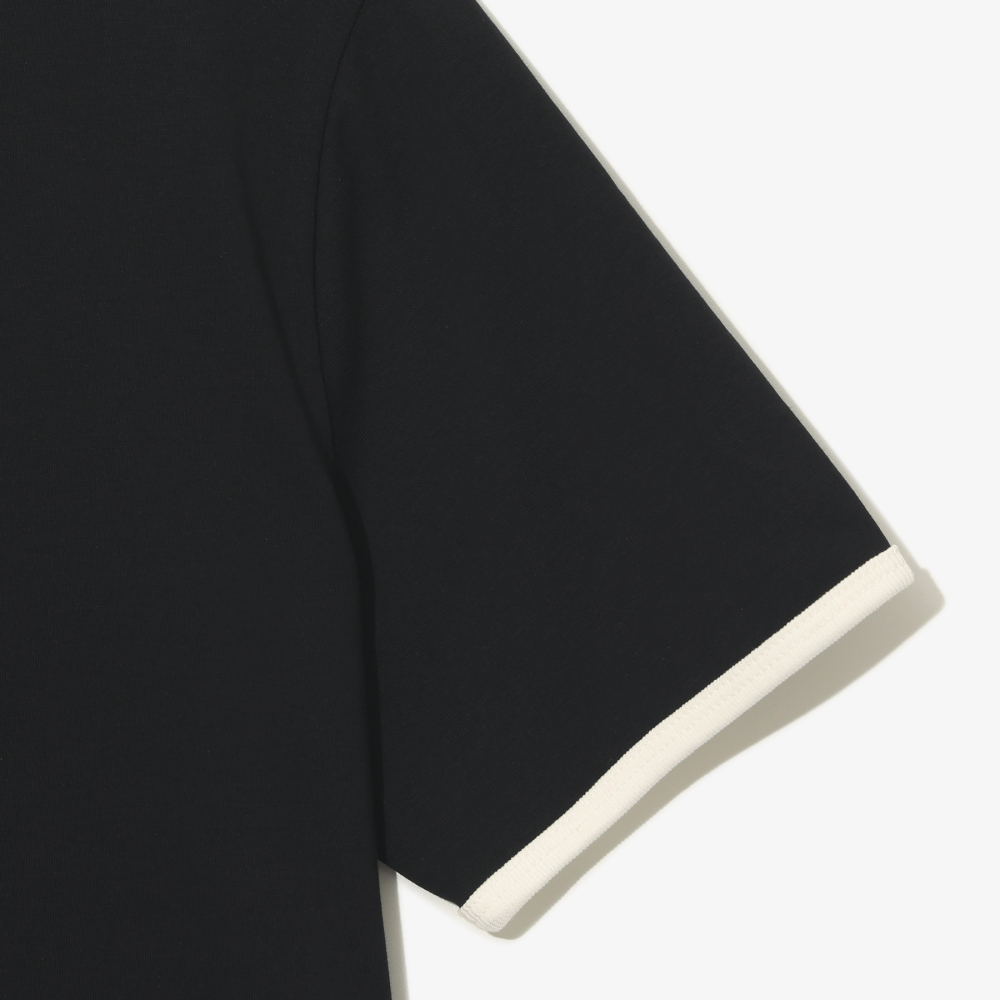[6% 적립] 휠라 Coldwave+ 링거 변형로고 반팔티 블랙([6% 적립] FILA Coldwave+ Ringer Logo T-Shirt Black) - 5