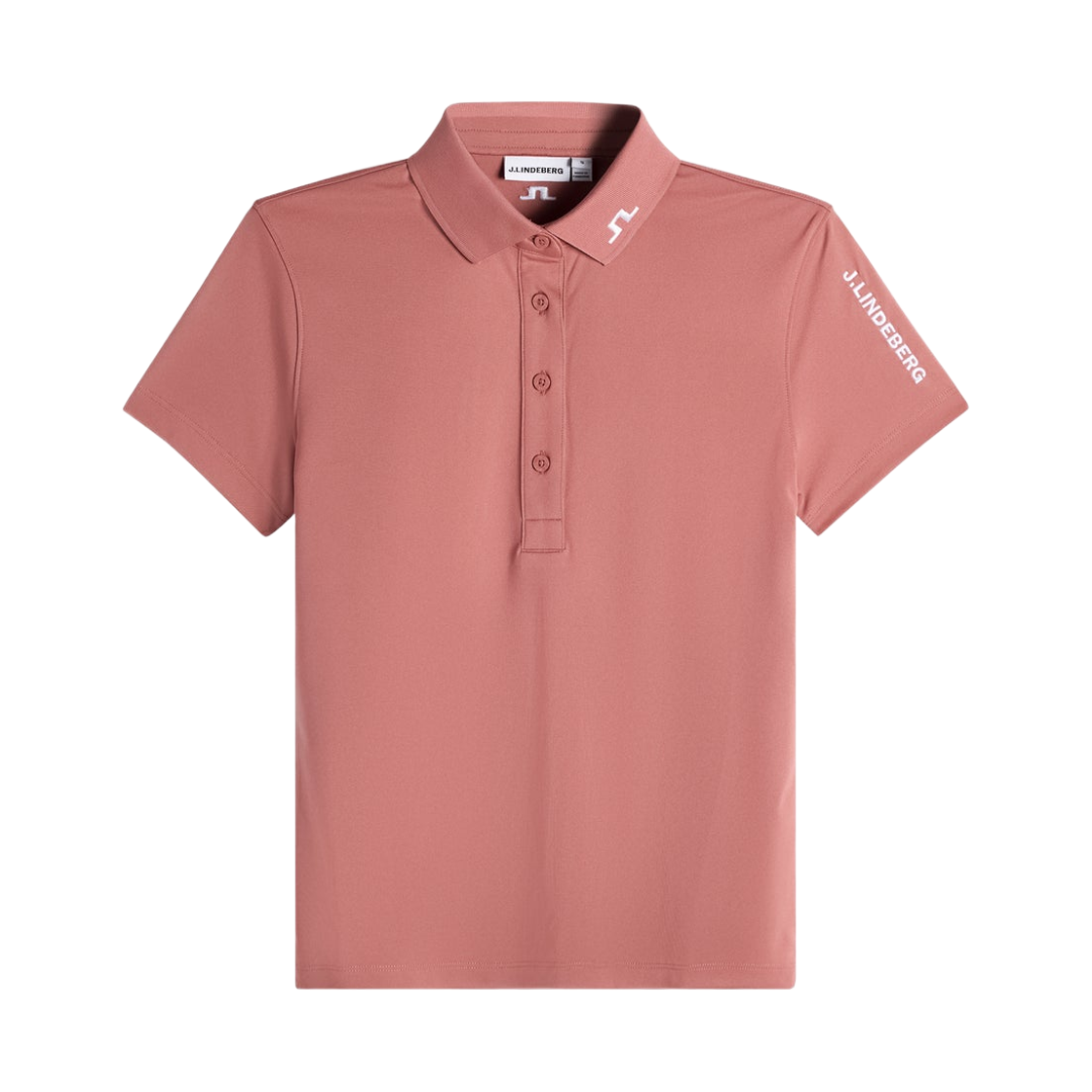 GWJT14814-E195 (W) J.Lindeberg Tour Tech Polo Withered Rose