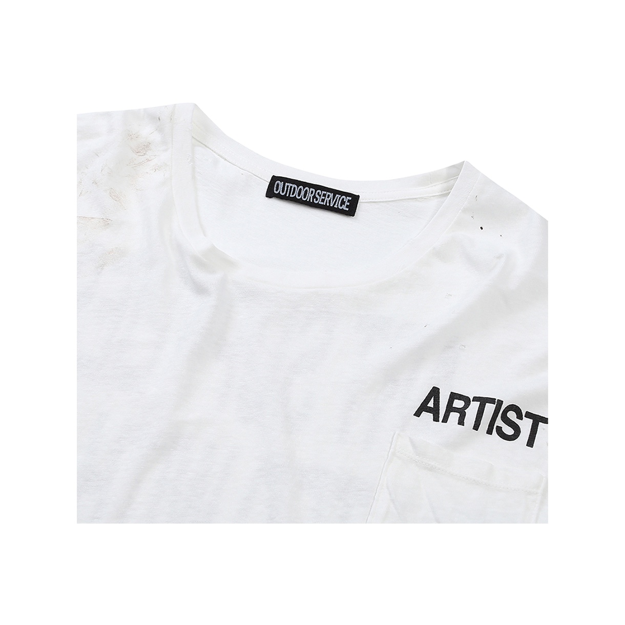 아웃도어서비스 더티 아티스트 티 - 화이트(OS Dirty Artist Tee - White) - 3