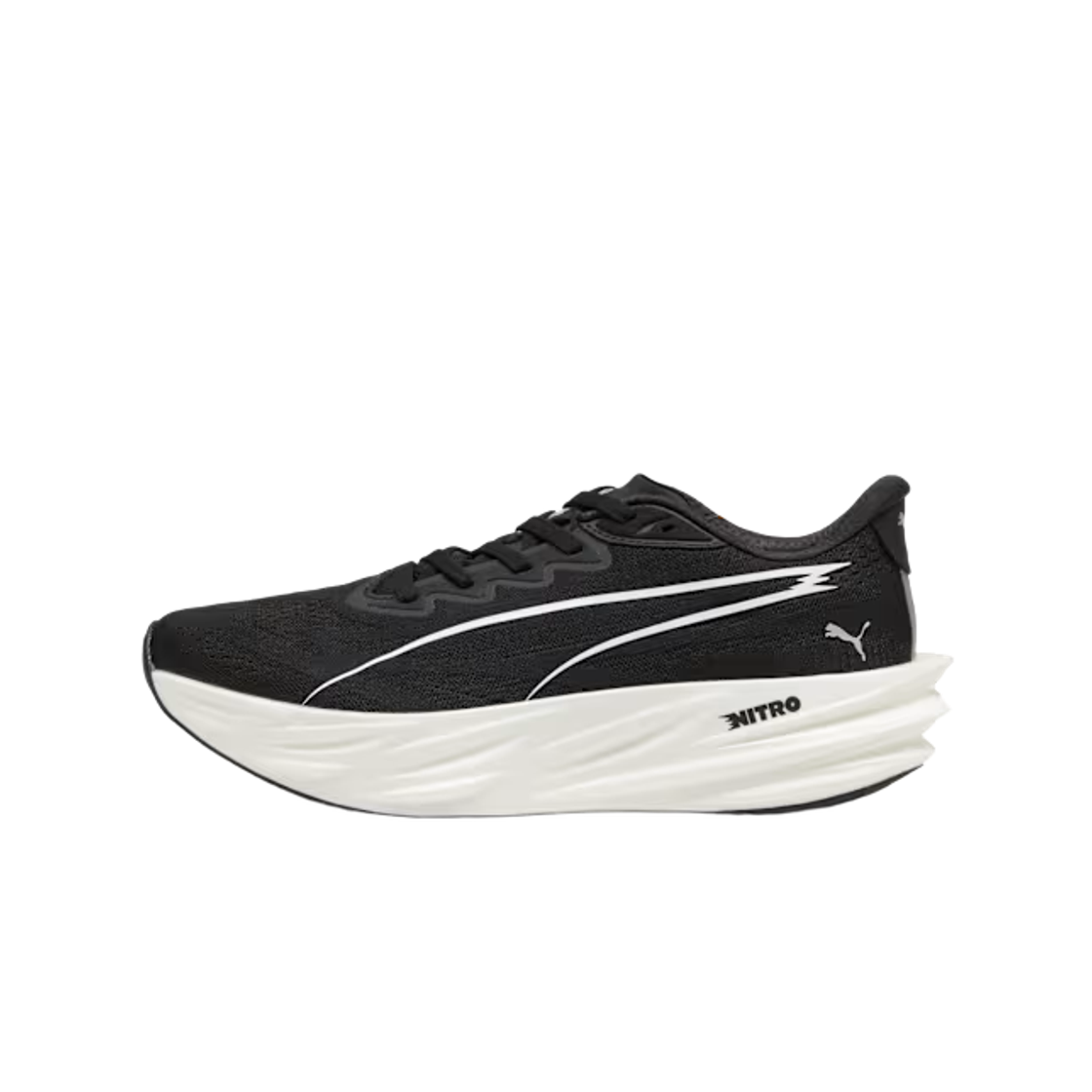 (W) 푸마 디비에이트 퓨어 나이트로 푸마 블랙 푸마 실버((W) Puma Deviate Pure Nitro Puma Black Puma Silver) - 2