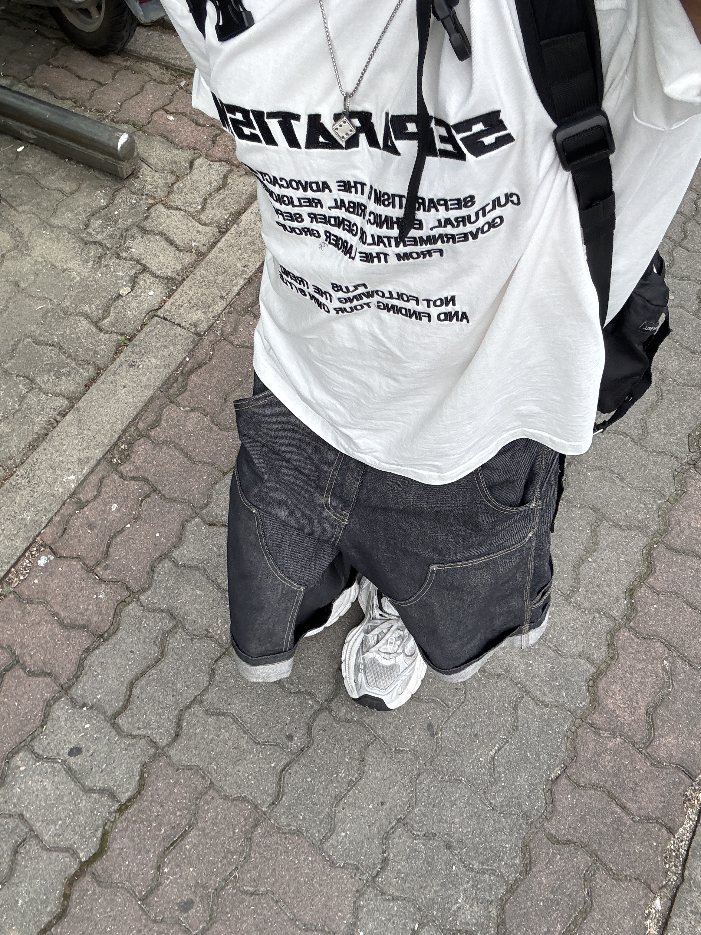 Balenciaga 10XL Sneakers White Black Grey, [프리오더] Polyteru 925 Silver Pendant Dice 착용 스타일 - 1