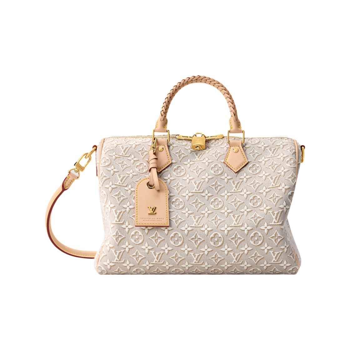 M28479 Louis Vuitton Speedy Soft 30 Monogram Embleme Peuplier