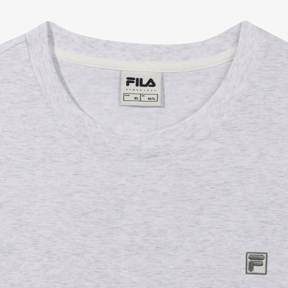 [6% 적립] 휠라 Coldwave+ 뒤판 레터링 반팔티 화이트멜란지([6% 적립] FILA Coldwave+ Back Lettering T-Shirt White Melange) - 3
