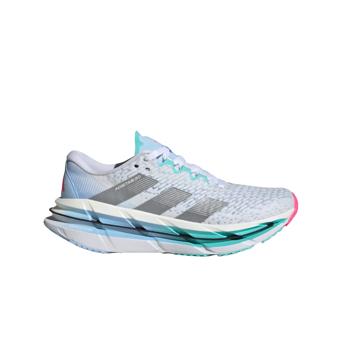 JI1228 (W) Adidas Adistar BYD Cloud White Silver Metallic