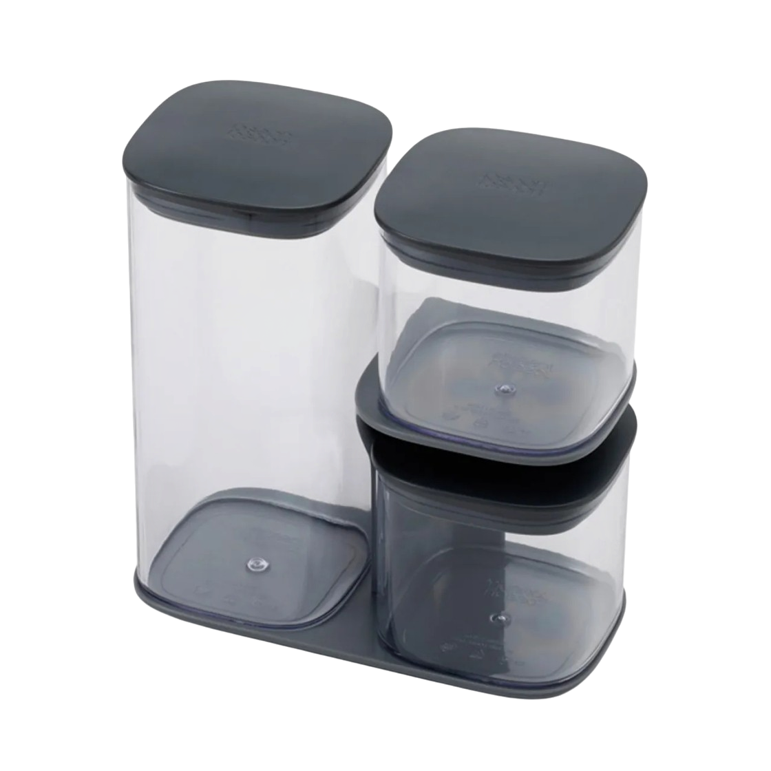 조셉조셉 포디움 수납용기 3종 세트 (스탠드포함)(Joseph Joseph Podium Storage Container Set (3Piece, with Stand))