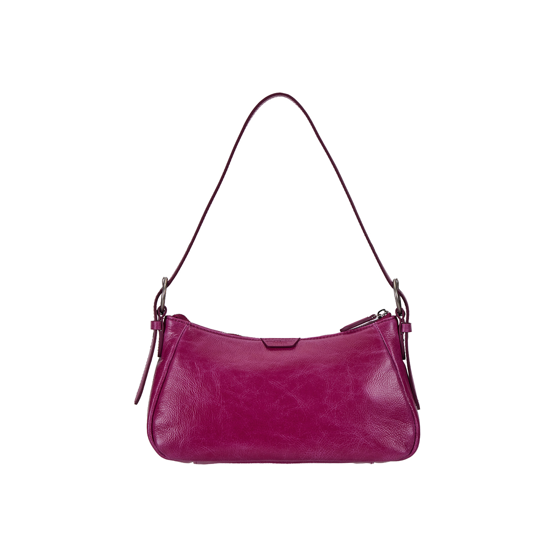 분크 토크 캐빈 크루 빈티지 레더 숄더 스몰 푸시아 핑크(vunque Toque Cabin Crew Vintage Leather Shoulder S Fuchsia Pink) - 5