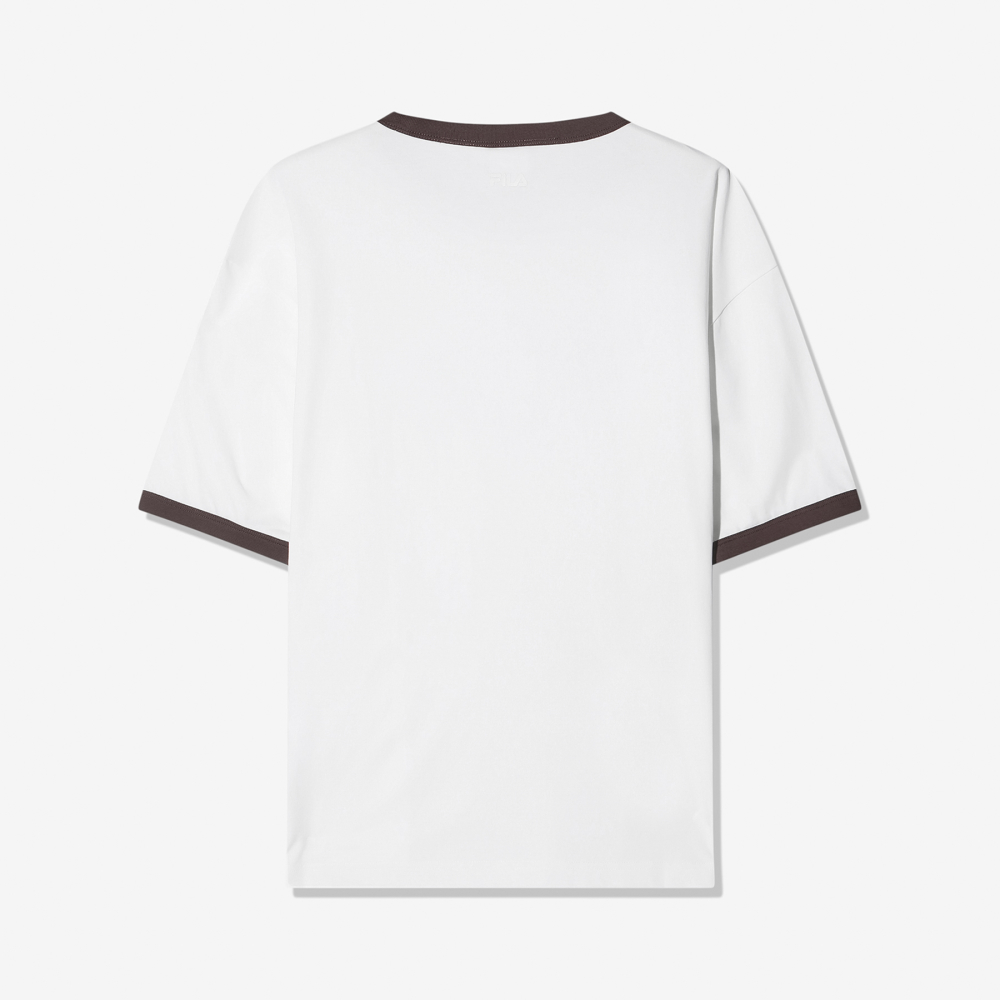 [6% 적립] 휠라 Coldwave+ 링거 그래픽 반팔티 화이트([6% 적립] FILA Coldwave+ Ringer Graphic T-Shirt White) - 3