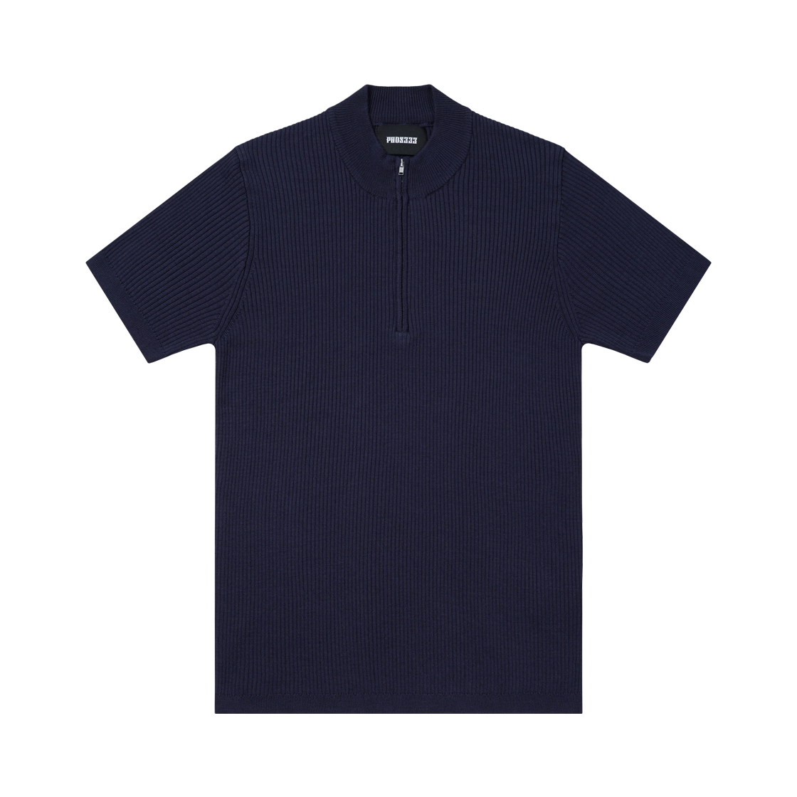 포스333 슬림 핏 하프 집 니트 네이버(PHOS333 M Slim Fit Half Zip Knit Navy)