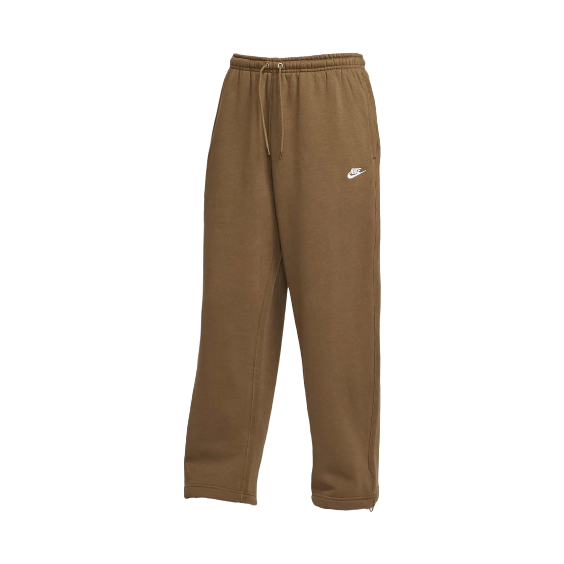 IF0489-235 Nike NSW Club Fleece Bungee Pants Mosswood Brown White (IF0489-235)