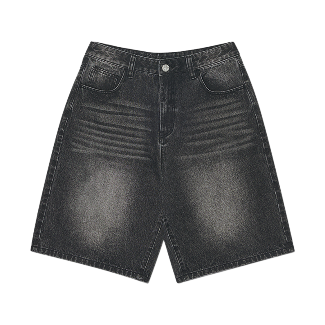 NMSS62SP03WBK NOMANUAL Washed Denim Half Pants Washed Black