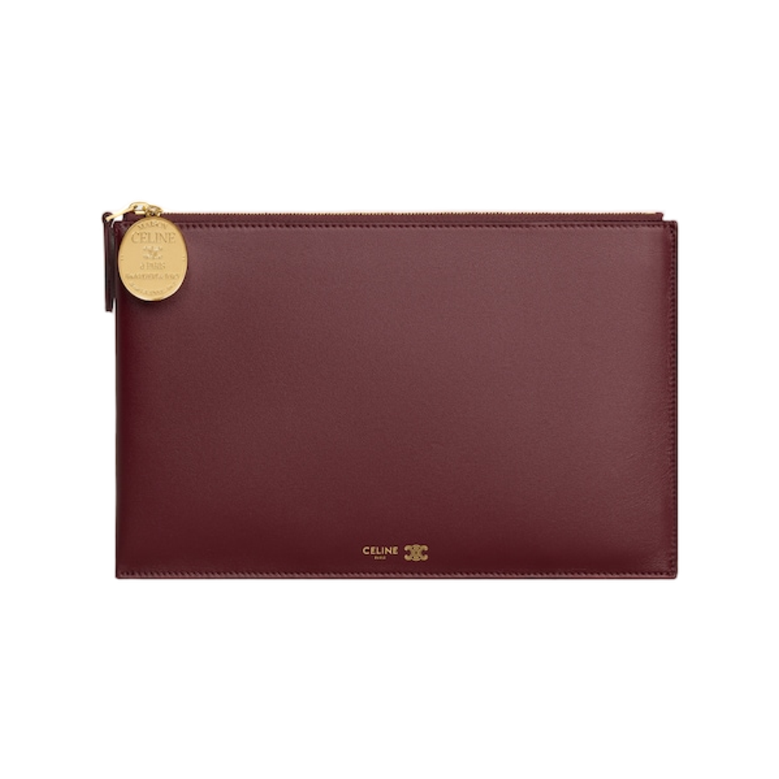 L106K3O83-GLM8 Celine Duo Pouch in Lambskin Syrah Black