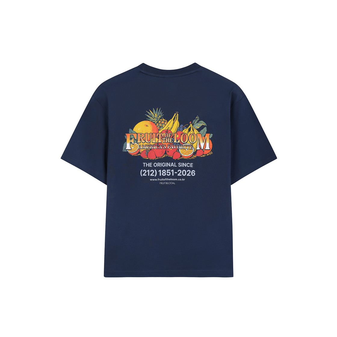 프룻오브더룸 프룻 오리지널 반팔티셔츠 네이비 라이트(fruitoftheloom Fruit Original Banpal T-shirts NAVY LIGHT) - 2