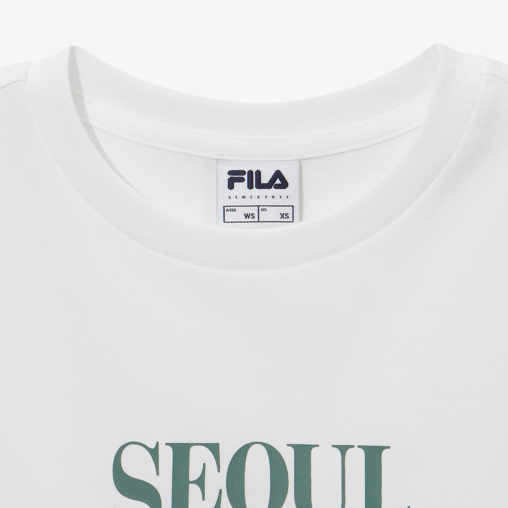 [6% 적립] 휠라 여성 서울 익스클루시브 반팔티 화이트([6% 적립] FILA Women Seoul Exclusive T-Shirt White) - 4