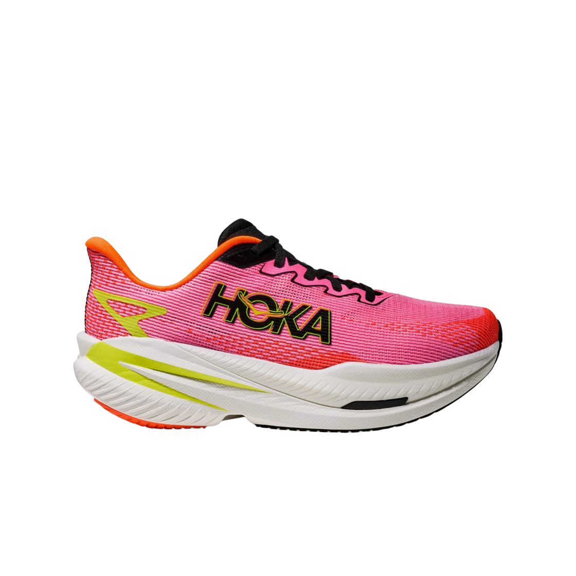 1168721-NNRS (W) Hoka Mach X 3 Neon Rose Neon Tangerine