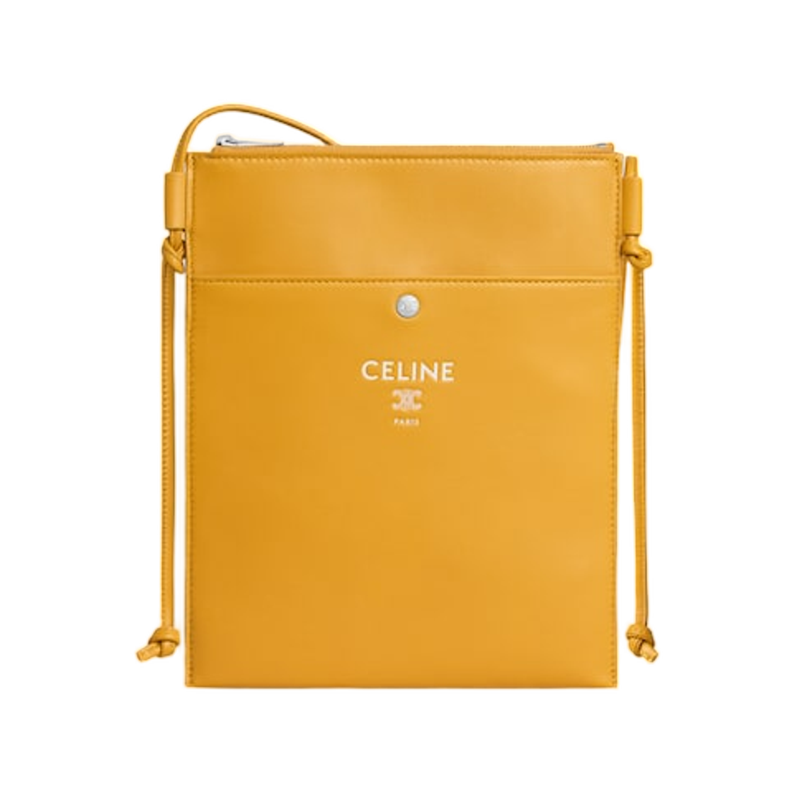 L103B2K05-GLK4 Celine Sharp Pouch Take Away in Smooth Lambskin Merigold White
