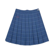 (W) Samsung Lions x Coyseio Check Pleats Skirt Blue