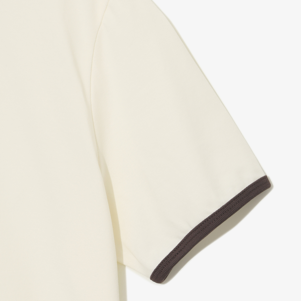 [6% 적립] 휠라 Coldwave+ 링거 변형로고 반팔티 아이보리([6% 적립] FILA Coldwave+ Ringer Logo T-Shirt Ivory) - 5